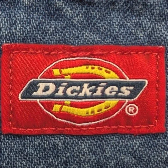 Dickies Carpenter Jeans Mens 36x32 Blue Denim Relaxed Fit Utility Work Pants - Picture 5 of 12